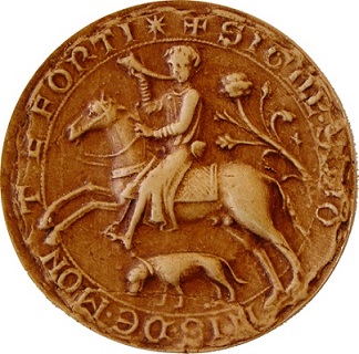 Seal of Simon de Montfort, leader of the Albigensian Crusade