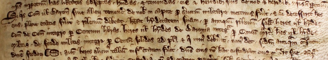 Excerpt from the register of Bishop Swinfield, showing revisions made to Magna Carta in its 1265 confirmation